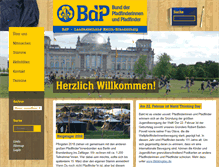 Tablet Screenshot of bdp-bbb.de